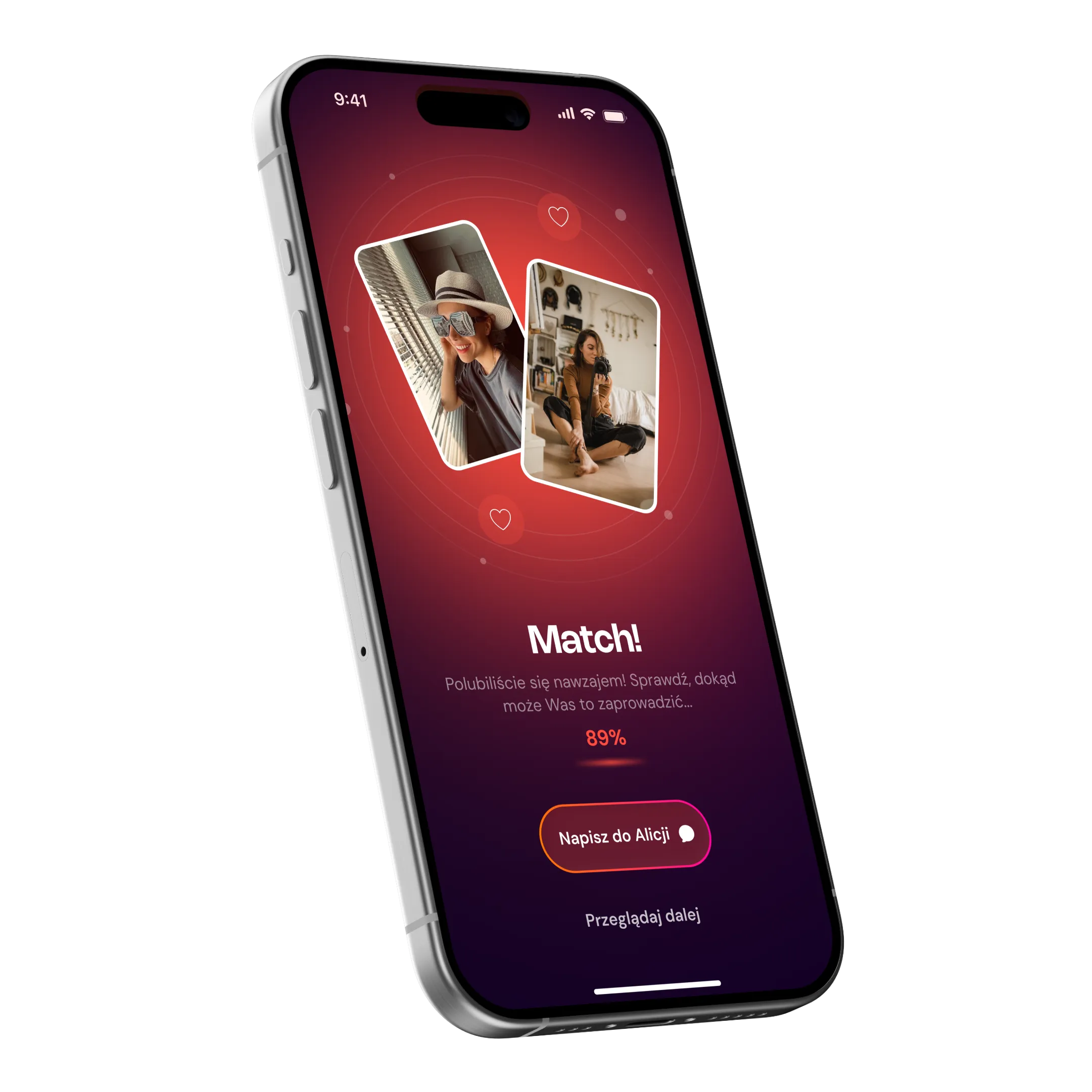 Lunadate — ekran profilu